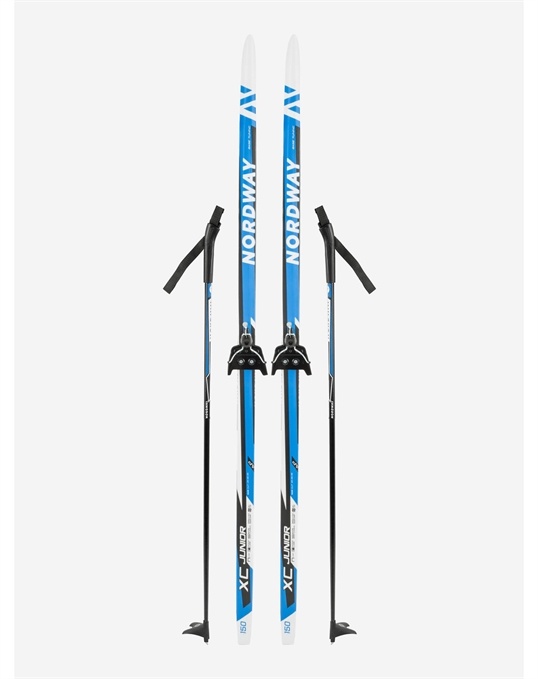 Комплект лыжный детский XC Classic Jr 75 mm, Синий Nordway - 1