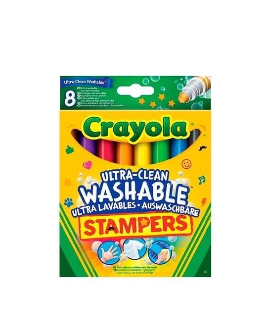 Смываемые фломастеры- штампы Ultra-Clean Stampers Crayola - 1