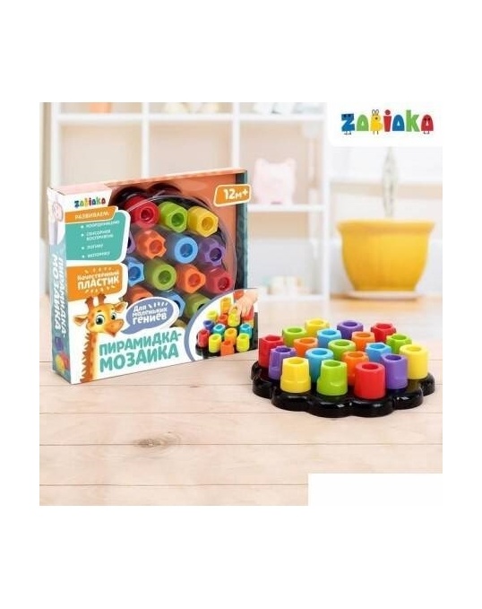 Развивающая игрушка Мозаика по методике Монтессори 3842054 Zabiaka - 1
